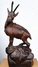 Handgeschnitzte gams figur - handgeschnitzte,