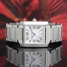 Cartier Tank Francaise Stahl
