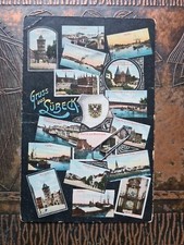 Gruss Aus Lübeck Mehrbildkarte Antik