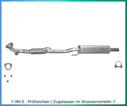 Mittelschalldämpfer polo - vw,