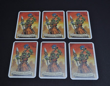 Heroquest  MB Ersatzteile #Karten- Schamanen Zauber- 6 Stück # Morcars Magier#  