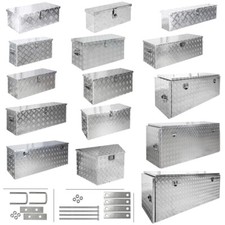 Truckbox Box Werkzeugkiste Anhängerbox Deichselbox 15 Größen Alumium Trucky