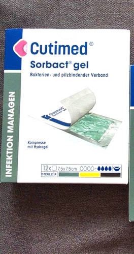 Cutimed sorbact gel 5 x - 7,5,