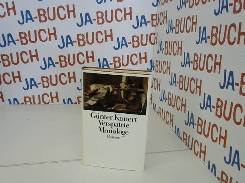 Verspätete monologe kunert - monologe,