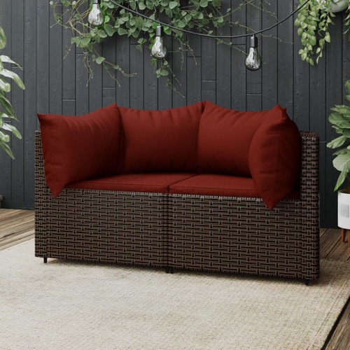 Garten ecksofas mit - mit, kissen