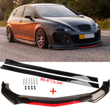Spoilerschwert Frontspoiler Spoilerlippe Seitenschweller für Seat Leon 1P Cupra