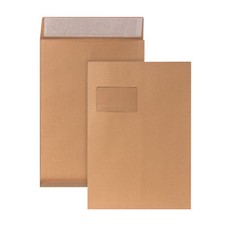 Faltentaschen C4 mit Fenster &