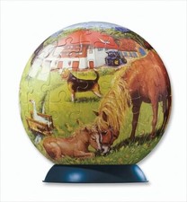 GW57b1 Auf der Pferdekoppel Puzzleball