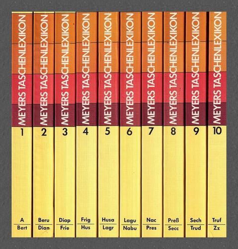 Meyers taschenlexikon 10 - taschenlexikon,