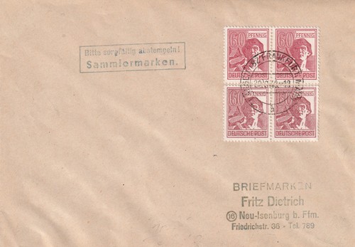 Fach frankatur 1948 - 10-fach-frankatur,