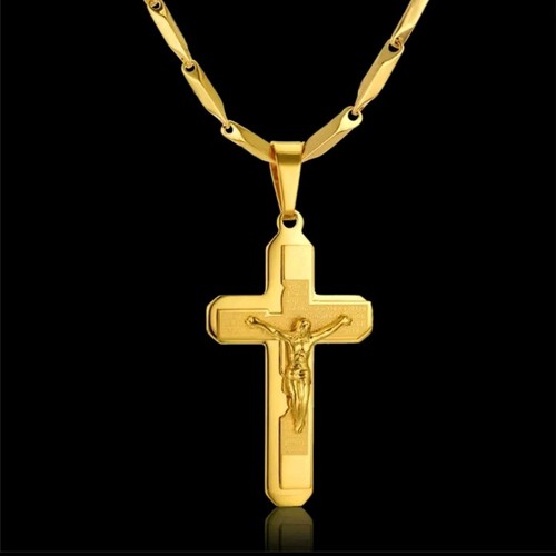 Herren kreuz kette edelstahl - kreuz,