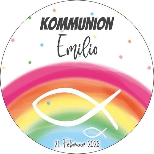 Kommunion tortenaufleger party - kommunion,