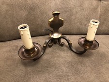 Messing* Wandlampe* Wandleuchte* Kronleuchter* Barock* Vintage* E14* Zweiarmig