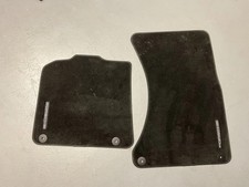 Porsche Macan 95B Fußmatten Schwarz Velours Auto SUV Original Teppich Vorne