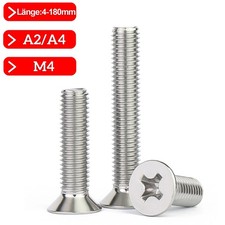 M4 Senkschrauben Kreuzschlitz