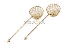 2x Fondue-Sieb, Ø 6cm, L22cm