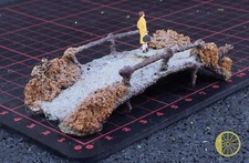 n5f044 Spur H0 Bastlerware kleine alte Brücke