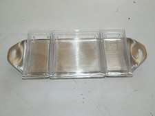 WMF Wilhelm Wagenfeld KABARETT WVZ 515 Cromargan Glas