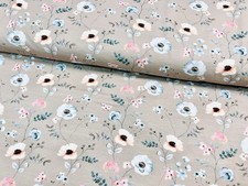 Jersey Baumwolljersey Blumen