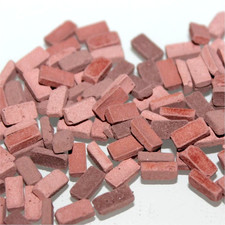 Ziegelsteine rot 1:32 & 1:35 -