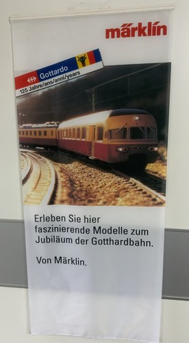 Märklin werbe banner fahne - mÄrklin, banner,