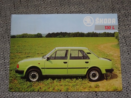 Skoda 130 prospekt - skoda, l
