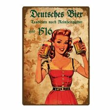 Blechschild Deutsches Bier