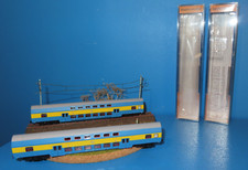 Kuehn 91185 N-Spur Doppelstock  Personenwagen-2erSet  Bdhp. der PKP  in OvP#7548