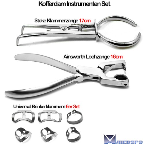 Kofferdam klammerzange stoke - kofferdam,