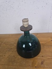 HOLMEGAARD Lampenfuß grün Glas signiert Vintage Dänemark Restauration 