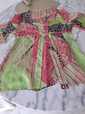 Tuzzi Seiden Bluse Tunika, Gr