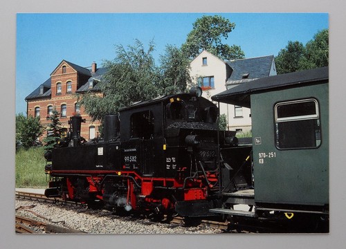 Postkarte dampflok 99 582 - postkarte,