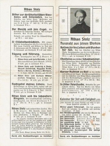 Alter werbe flyer - -, alban