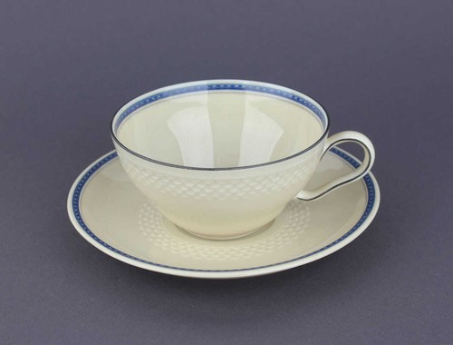 Thomas ivory blauer rand - ivory,