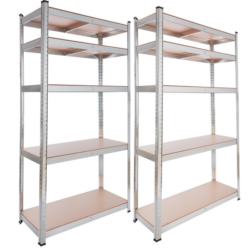 Arebos 2er set - 2er, schwerlastregal