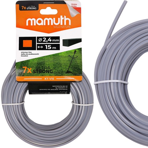 Trimmerfaden 4mm 15m - 2,4mm,