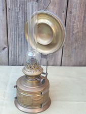 Alte Messing Petroleumlampe