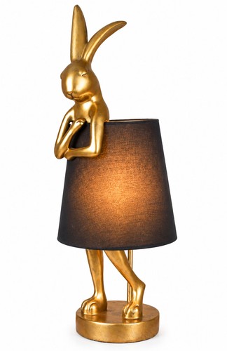 Tischlampe hase gold - gold, –