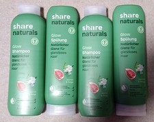 4 Flaschen Share Naturals Glow Jasmin & Feige (2x Shampoo & 2x Spülung), Neu!
