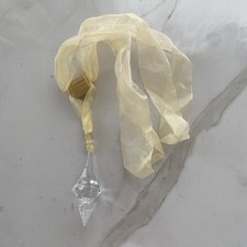 Luxus Diamantlook Raffhalter Gardinenhalter Haken Farbauswahl Kristall Quaste DE