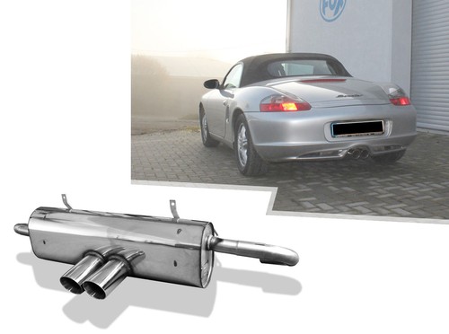 Sportauspuff mittig porsche - sportauspuff,