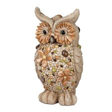 Dekofigur Eule STONES CREME