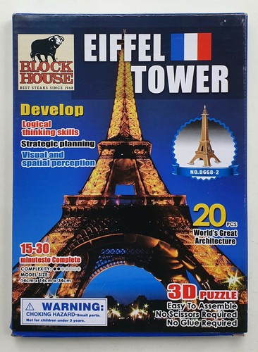 Eiffelturm puzzle block - puzzle,,