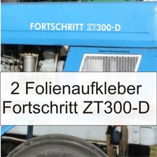 2 Folien Aufkleber Schlepper