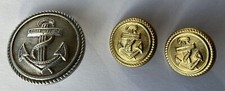 3 x Uniformknopf deutsche Kriegsmarine 1940 WK Marine Deutsches Reich