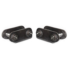 1Paar Zuggabelfederschuhe Federschuhe 80 mm re & li  inkl. Federbolzen E5