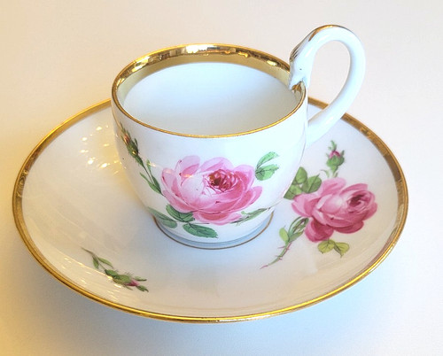 Antike kaffeetasse mit - antike,
