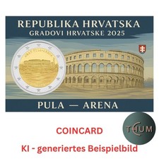 VVK Kroatien 2025 Stadt Pula - Arena 2euro Coincard
