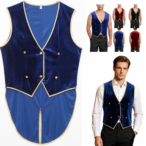 Herren gothic samt frack - samt,