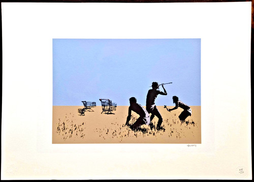 Lithographie banksy - lithographie,